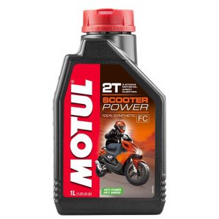 Motul 1L Scooter Power 2T olje helsyntetisk
